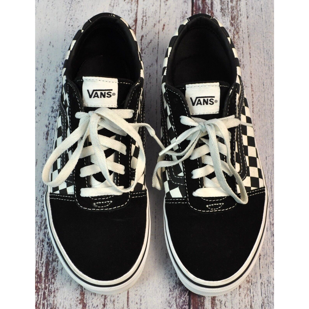 Vans Old Skol Wall US Men's Youth Size US 5 Black White Checker Shoes 700514 - Picture 4 of 8